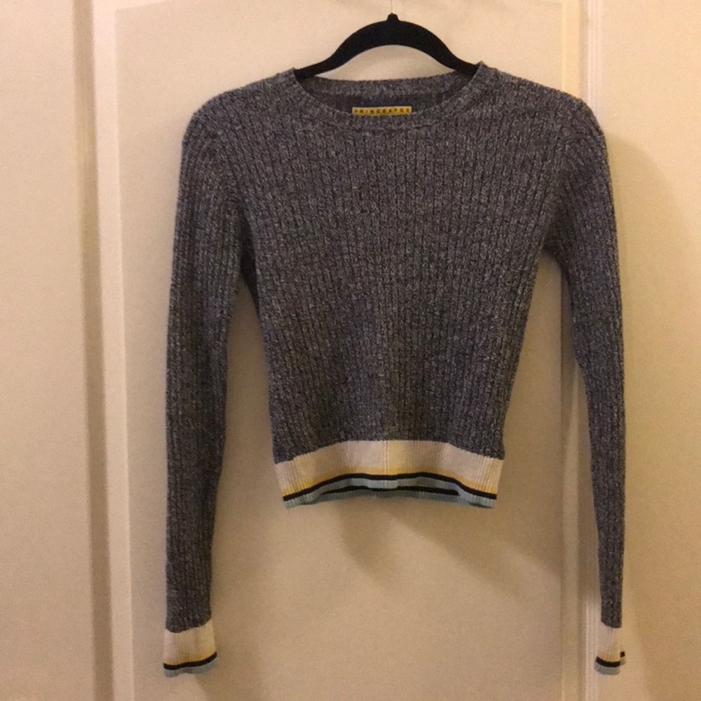 Heather grey sweater